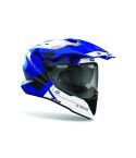 CASCO COMMANDER 2 REVEAL AZUL/BLANCO/BRILLO