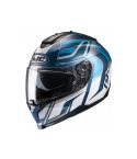 CASCO HJC C70 LANTIC NEGRO MATE/AZUL