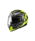 CASCO HJC F70 KATRA NEGRO MATE/AMARILLO NEON