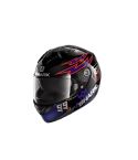 CASCO SHARK RIDILL 1.2 CATALAN BAD BOY NEGRO BRILLANTE/AZUL