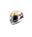 CASCO MT JARAMA GENUINE DORADO/BLANCO BRILLANTE