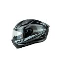 CASCO MT REVENGE 2 S KLEY NEGRO/GRIS/BLANCO BRILLO