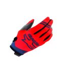 GUANTES ALPINESTARS RADAR ROJO/PLATA