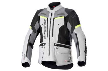 CHAQUETA ALPINESTARS BOGOTA PRO DRYSTAR V3 GRIS/NEGRO/AMARILLO NEÓN