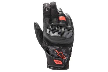 GUANTES ALPINESTARS SMX Z DRYSTAR NEGRO/ROJO NEÓN