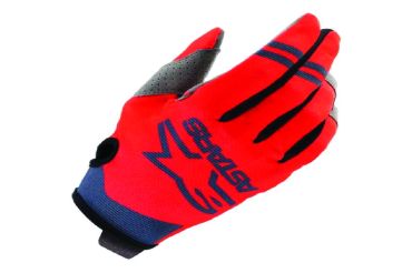 GUANTES ALPINESTARS RADAR ROJO/PLATA