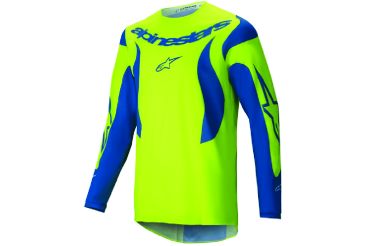 JERSEY ALPINESTARS FLUID HAUL AMARILLO FLUOR AZUL