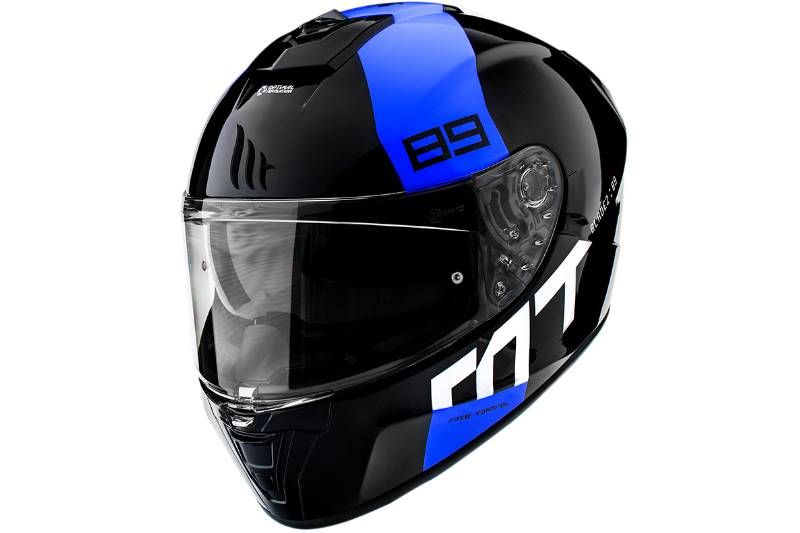 Casco mt azul new arrivals