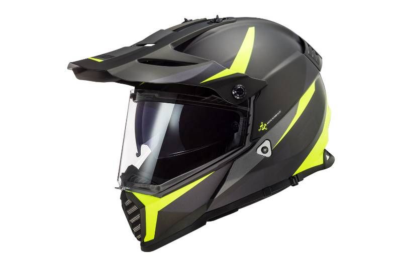 Casco Modular LS2 FF313 Vortex Carbono Brillo - Motofusión