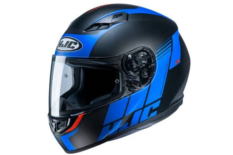 Casco hjc outlet azul