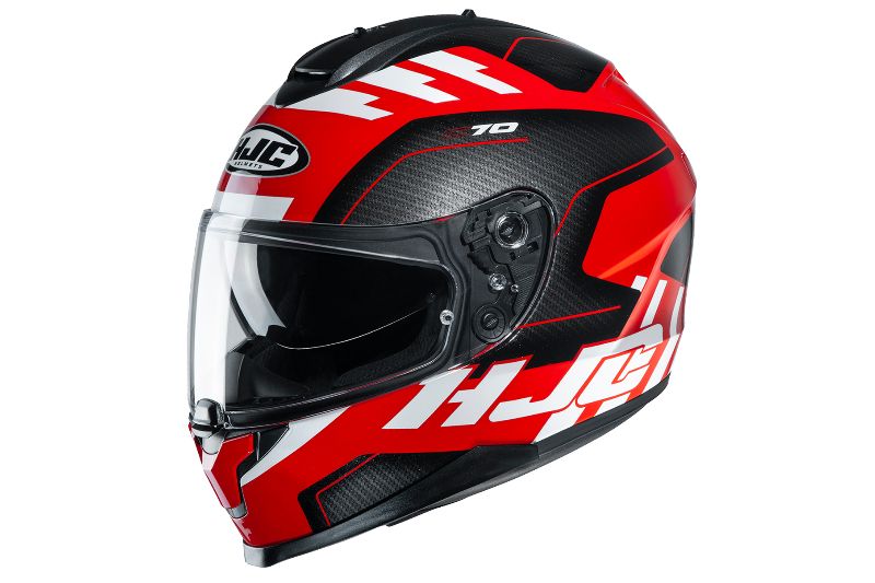 Casco 2025 hjc rojo