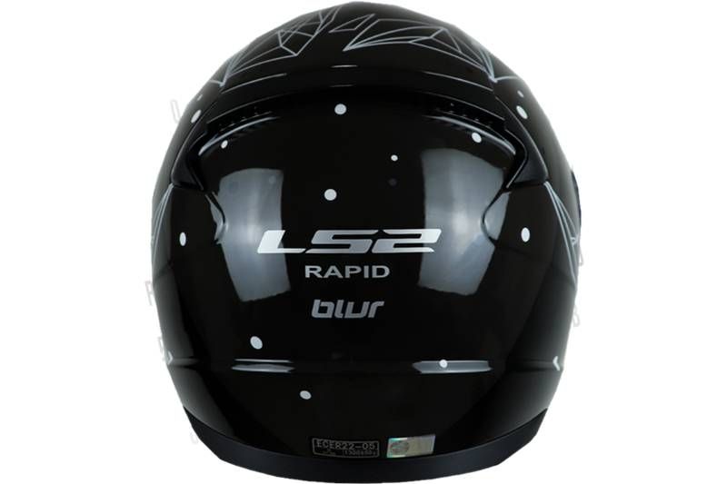 Casco ls2 negro brillante sale