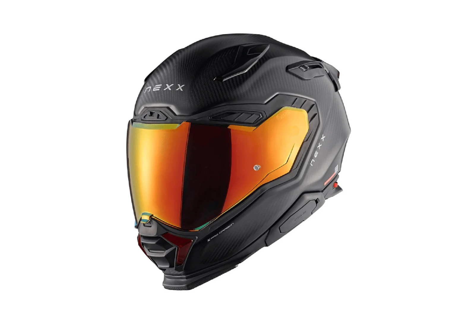 Casco Nexx X WST3 Carbon Zero Pro Neg Roj Mat