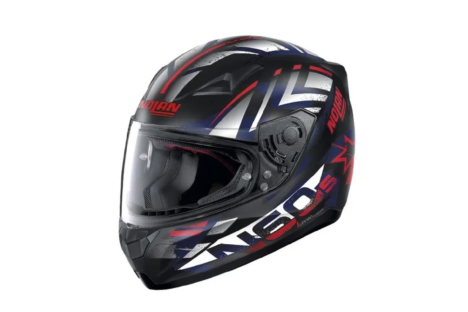 Casco Nolan N60-5 Secutor Neg Mat Azu Roj