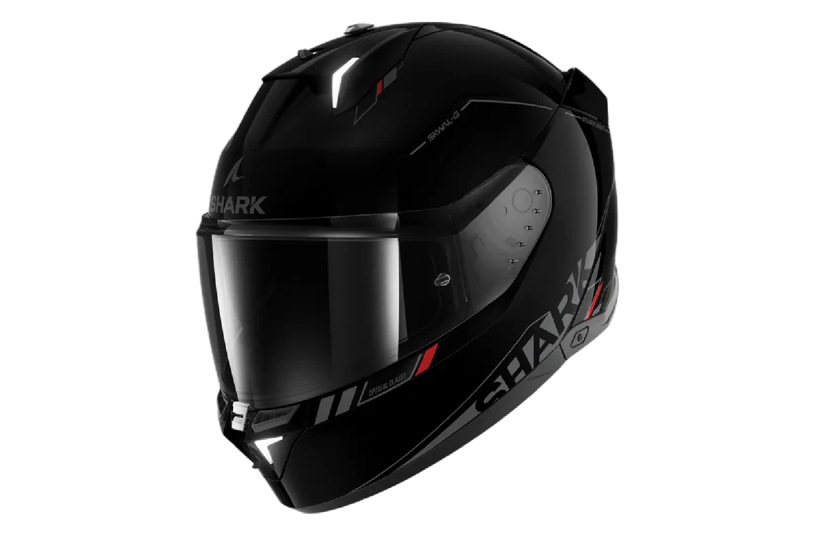 Casco Shark Skwal I3 Solid Negro Brillo