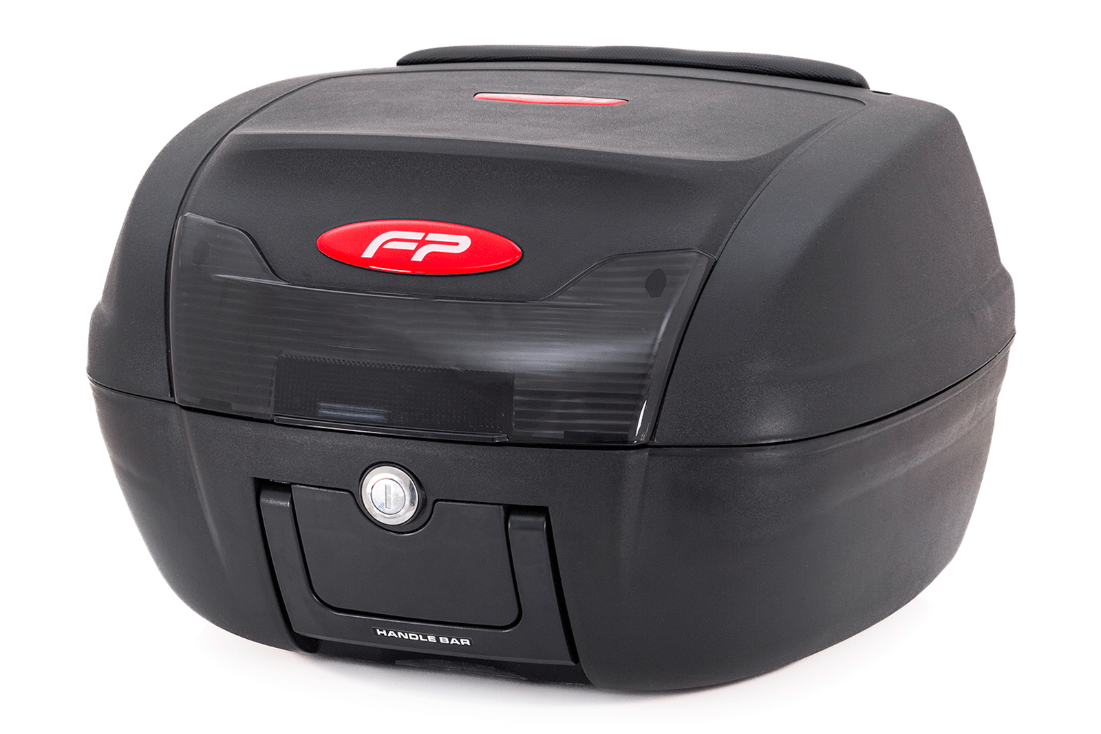 Maletero FP nucleon negro para moto / un casco