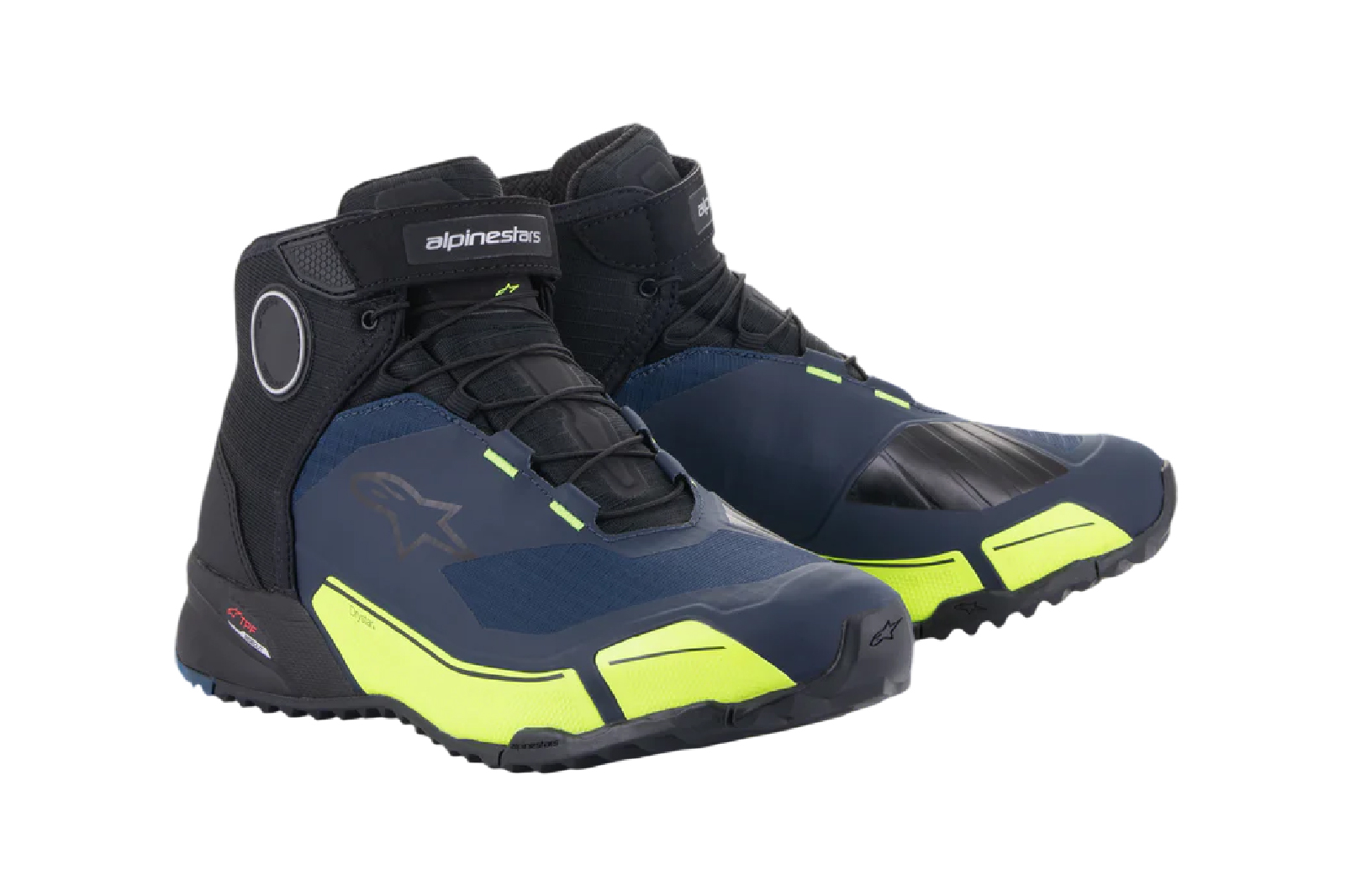Botas Alpinestars CR-X Drystar Negro Azul Amarillo