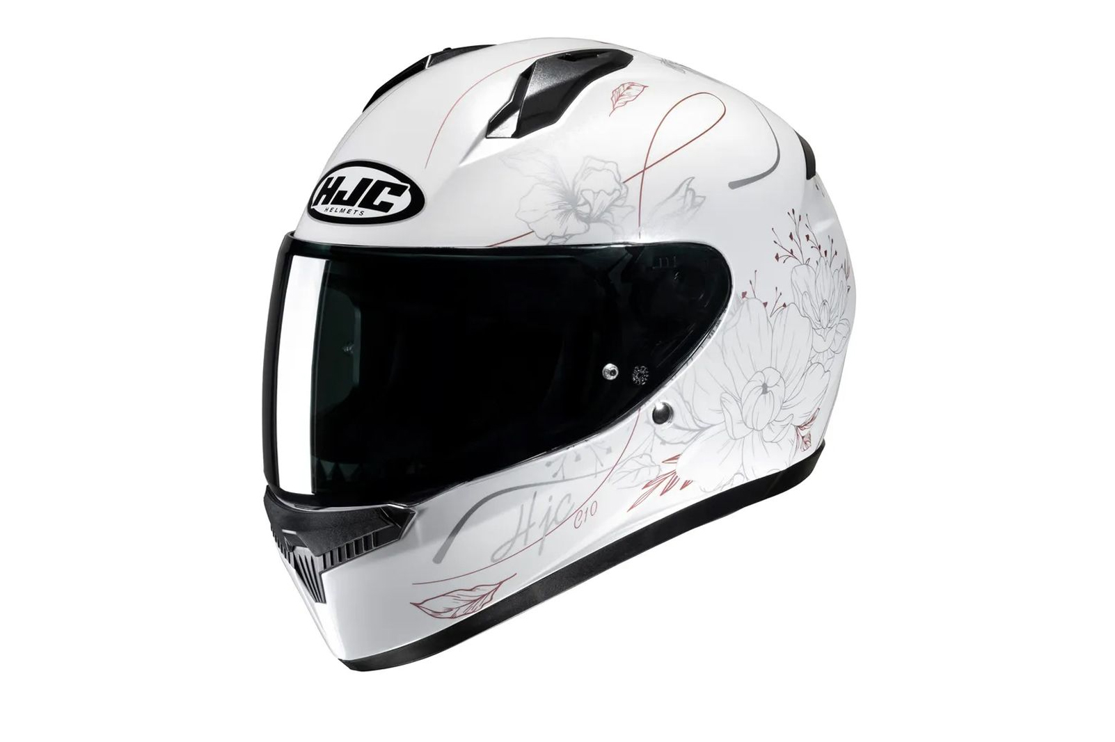 Casco Integral HJC C10 Epic MC8 Blanco Rosa Morado